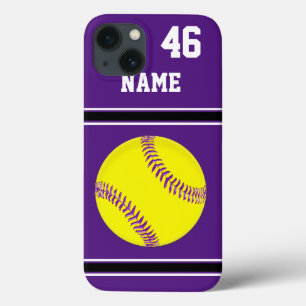 Iphone case för lilapersonligsoftball