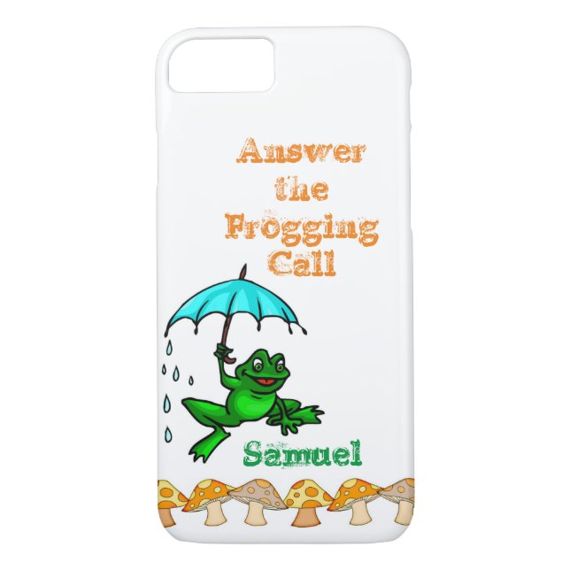 Iphone case Frog Mushroom Case-Mate iPhone Skal (Baksida)