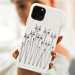 iphone case (Handdragna katter)
