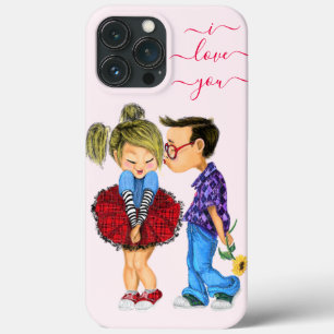 iphone case med romantiskt par - Kärlek