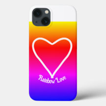 iphone case Rainbow Kärlek Colorful