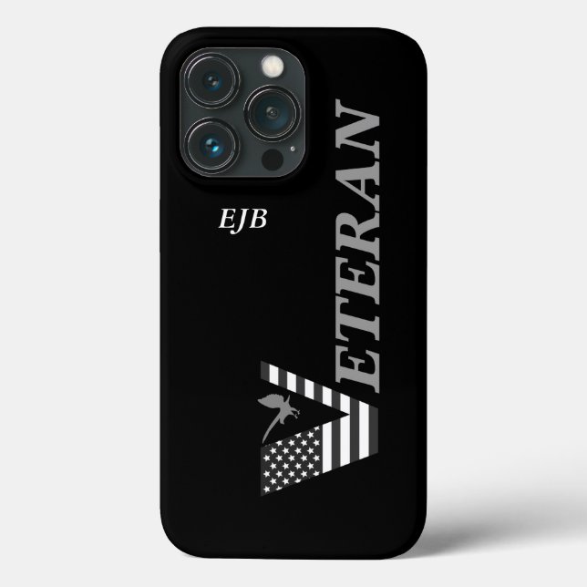 Iphone case Veteran (personalisera den) (Baksida)