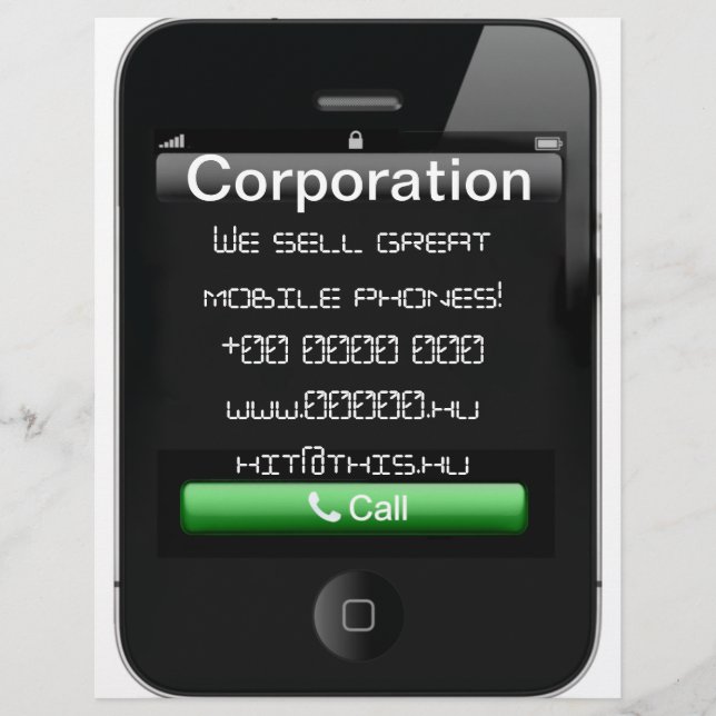 iPhone-flygare Reklamblad (Framsidan)