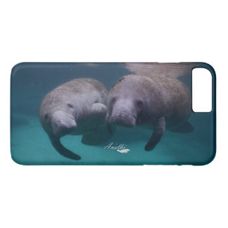 iPhone för 2 Manateevänner 8/7 fodral