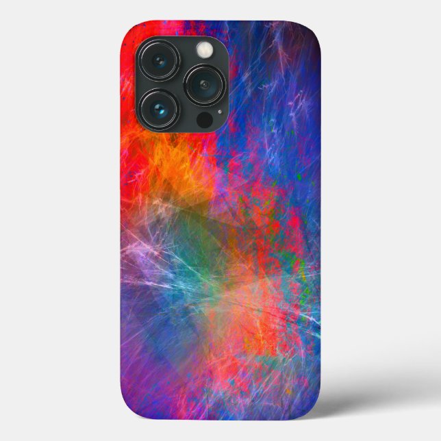 IPhone-hölje med flera färgade Abstrakter (Baksida)