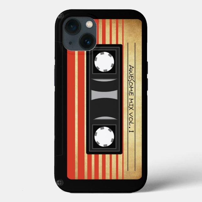 iPhone/iPad case Cassette Classic Mix Volume 1 (Baksida)
