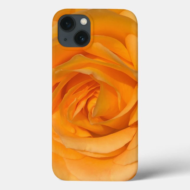 iPhone/iPad case Gul ros (Baksida)