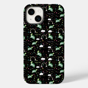 iPhone/iPad case MaJk Turtle "Lycklig Day" mönster