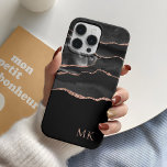 iPhone/iPad-fall<br><div class="desc">Toppens moderna och chicens telefonväska med agate and marble-information.</div>