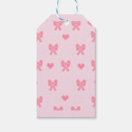 iPhone / iPad-fodral Söta Rosa Slingor och Hjärtan Presentetikett