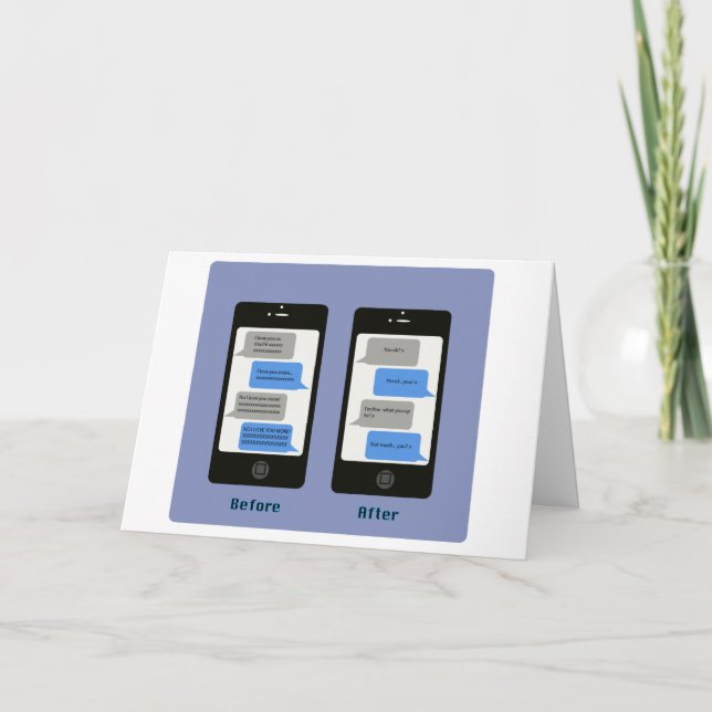 iPhone-jubileumskort Kort (Framsida)