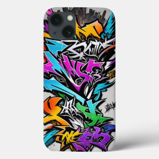 iPhone Tuff Casess Fullt Färg Abstrakt Graffiti