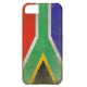 iPhonen flår med flagga från Sydafrika Case-Mate iPhone Skal (Baksidan)