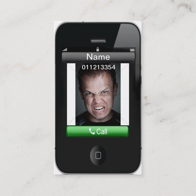 iPhonevisitkort 2x3.5 Visitkort (Framsida)