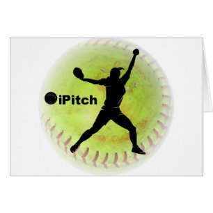 iPitch Fastpitch Softball Hälsningskort