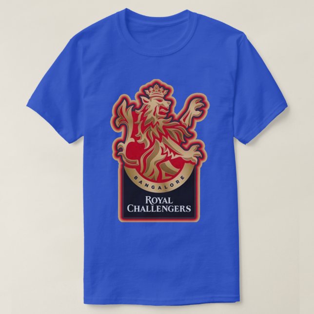 IPL RCB Royal Challenger Banglore Red T Shirt (Design framsida)