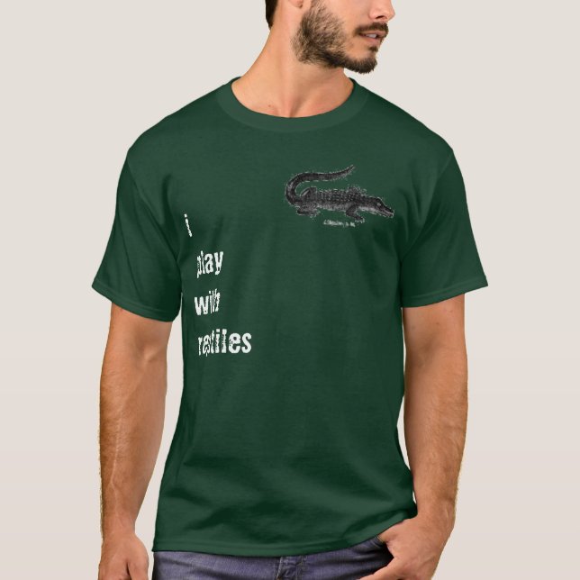 iplaywithreptiles t-shirt (Framsida)
