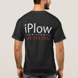 iPlow. Jag plogar snö. Snöborttagning befordrings- Tee Shirt