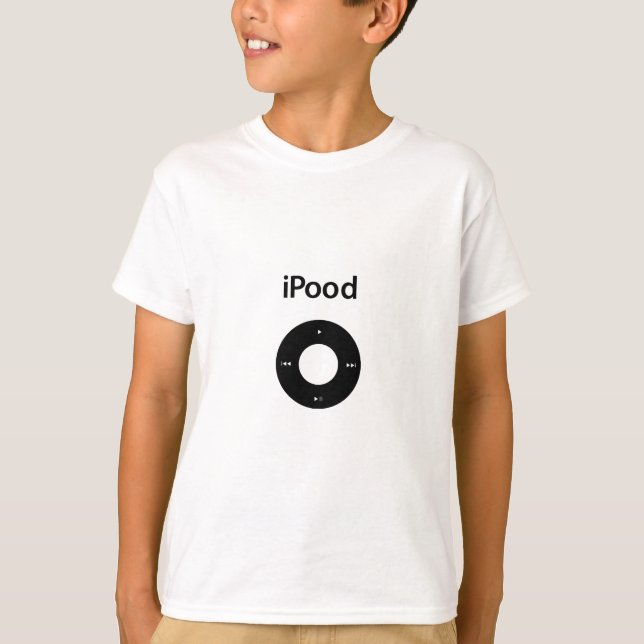 IPod parodiIpood svart T Shirt (Framsida)