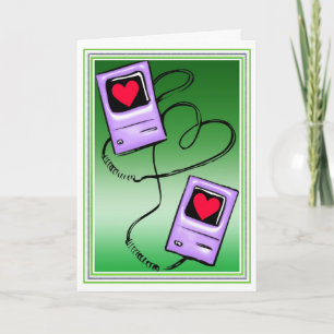"iPod Twosome" Valentine Card Helgkort