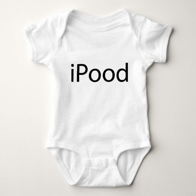 iPood/Apple logotyp Tee (Framsida)