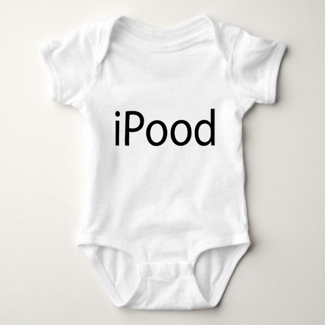 iPood/Apple logotyp Tee Shirt (Framsida)