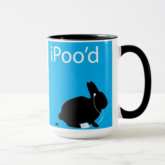 iPoo'd Bunny Poop Mugg (Höger)