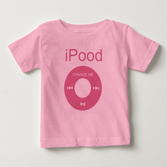 iPood Funny Baby Shirts Tee (Framsida)