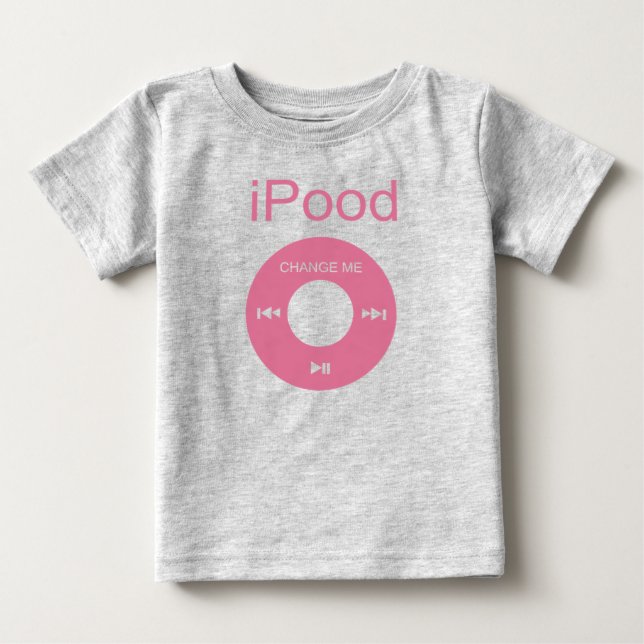 iPood Funny Baby Shirts Tee (Framsida)