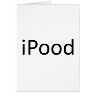 iPood Hälsningskort