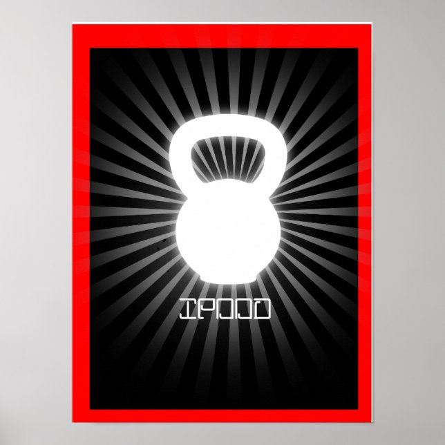 Ipood - Kettlebell Elite Fitness Poster (Framsidan)
