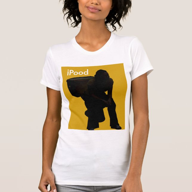 iPoodutslagsplatsskjorta T-shirt (Framsida)