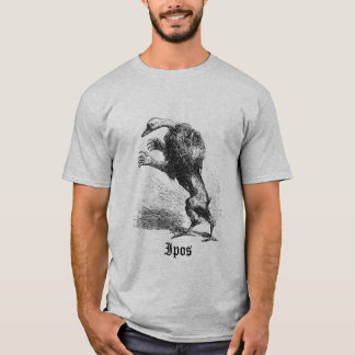 Ipos T-tröjagrå färg T-shirt
