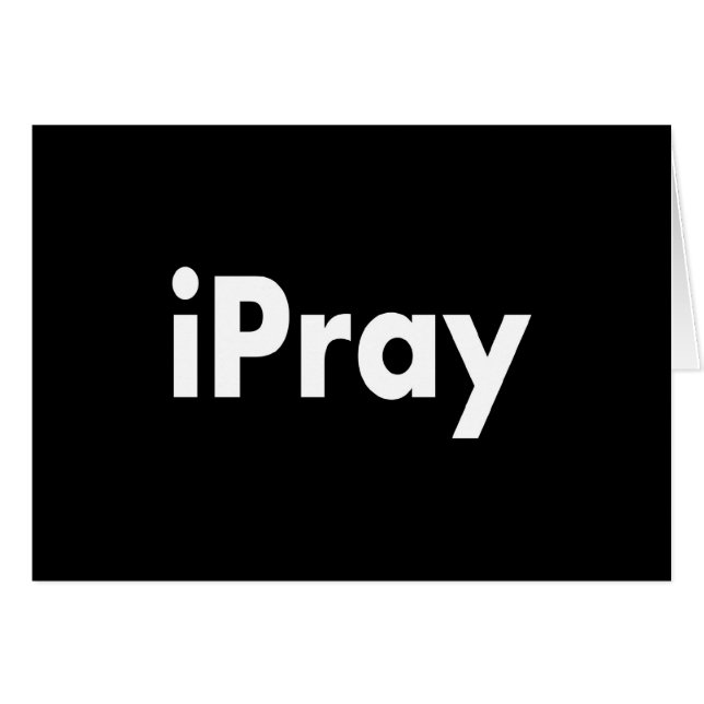 iPRAY Hälsningskort (Framsidan Horizontal)