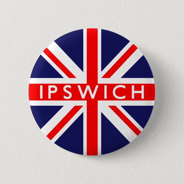 Ipswich : British Flagga Knapp (Framsida)
