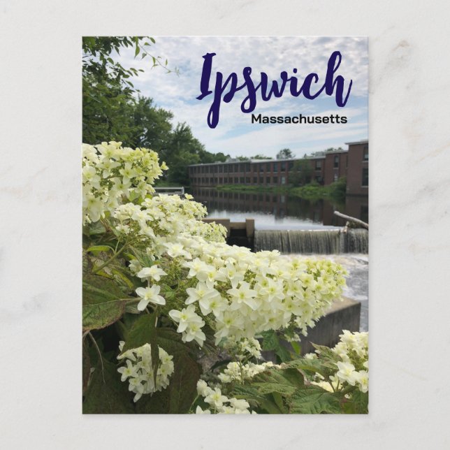 Ipswich Massachusetts Vykort (Framsida)