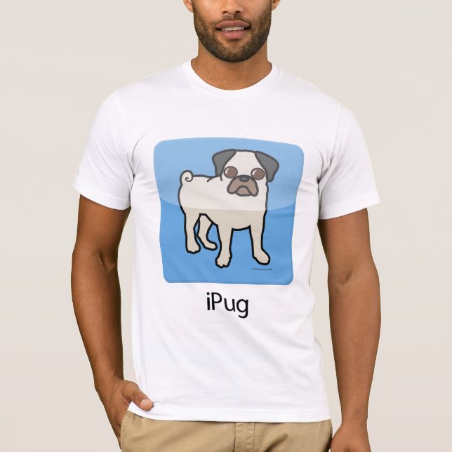 iPug - lisma T-shirt (Framsida)