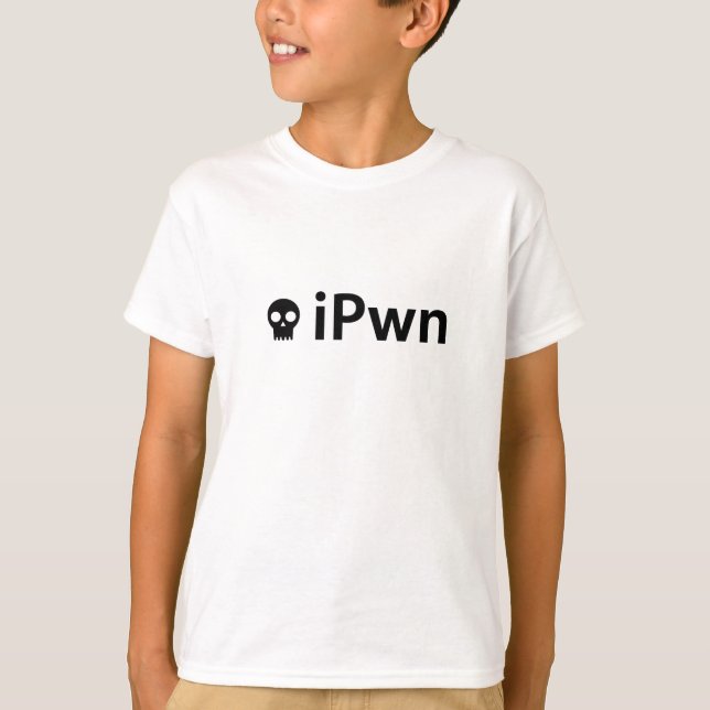 ipwnblk tee shirt (Framsida)