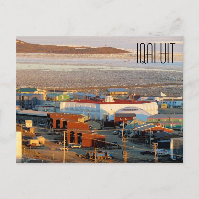 Iqaluit Nunavut Canada Postcard Vykort (Framsida)