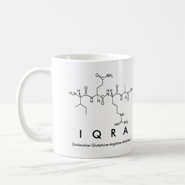 Iqra peptide namn mugg (Vänster)