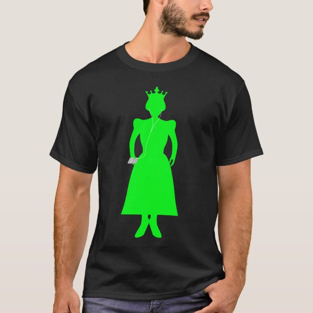 iQueen grönt T-shirt (Framsida)