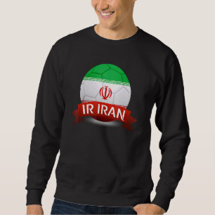 Ir Iran National Team World Football Socci Champi Lång Ärmad Tröja