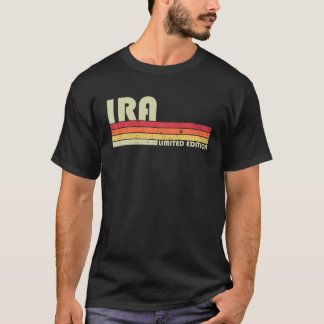 IRA Namn Personlig Retro Vintage 80S 90S Birthd T Shirt