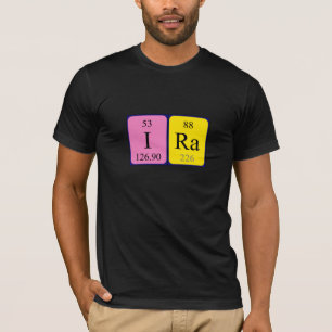 Ira Periodisk skjorta bord namn T-shirt