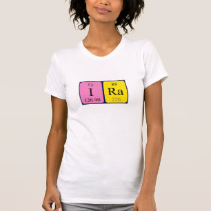 Ira Periodisk skjorta bord namn T Shirt