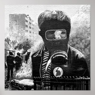 Ira-väggmålning, Derry Poster