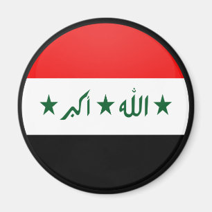 Irak cirklar den kvalitets- flagga magnet