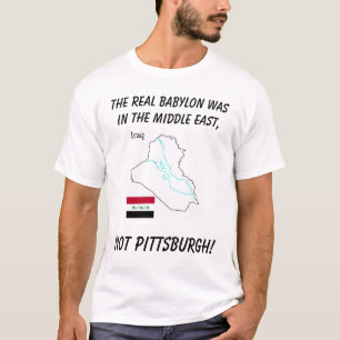 Irak den verkliga Babylonen var i mellan östern, Tee Shirt