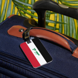 Irak-flagga Bagagebricka