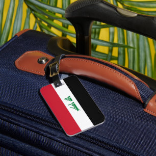 Irak-flagga Bagagebricka